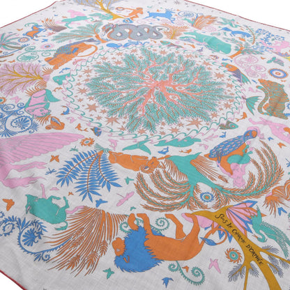 Hermes Herms Carr Jean 140 Sous Le Charme D'Orphe Scarf