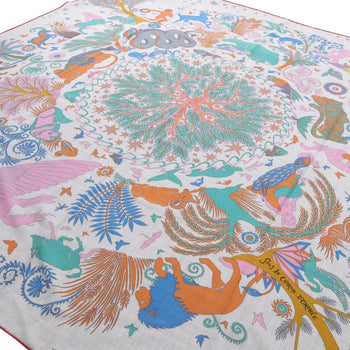 Hermes Herms Carr Jean 140 Sous Le Charme D'Orphe Scarf