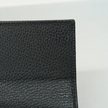 Gucci Gg Marmont Long Wallet 456116 Leather Black