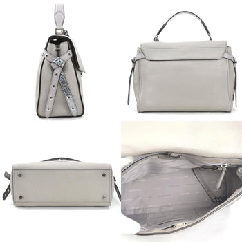 Michael Kors Handbag Shoulder Bag Leather Grey