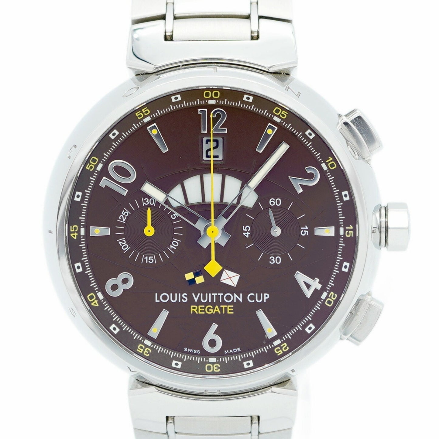 Louis Vuitton Tambour Q1021 Brown Dial