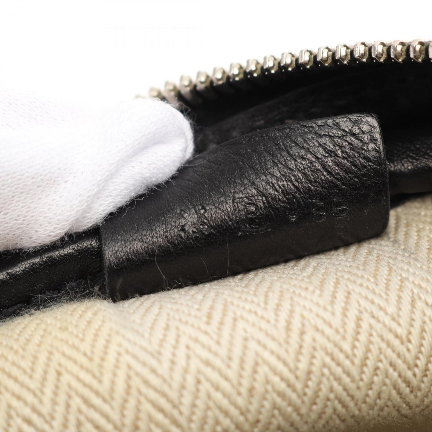 Hermes Herms Evergrain Leather Handbag