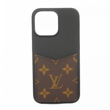 Louis Vuitton Monogram Iphone 15 Pro Max Bumper Case M82888 Black/Brown