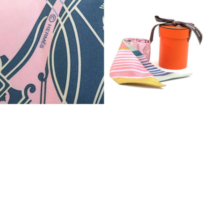 Hermes Hermes Scarf Twilly Silk Pink Multicolor