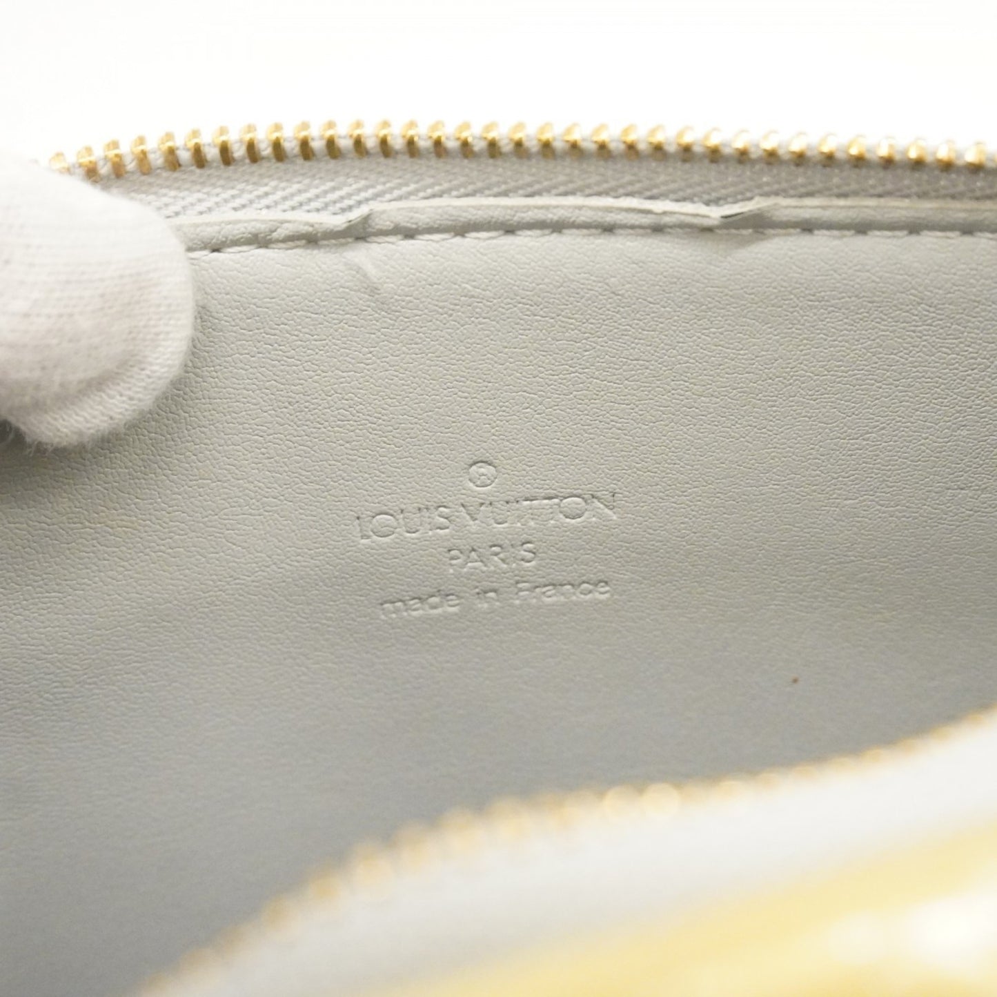 Louis Vuitton Vernis Motto Shoulder Bag M91030 Green