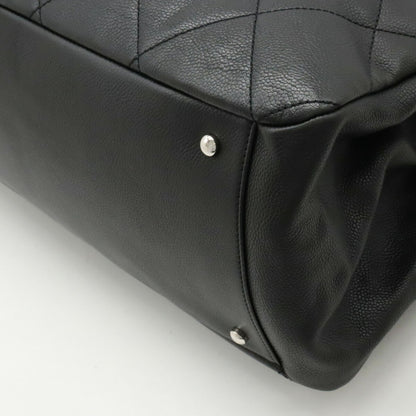 Chanel Chanel Matelasse Coco Mark Tote Bag Large Caviar Skin Leather Black 6886