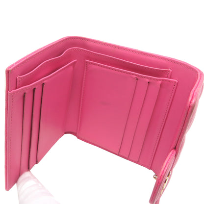 Calfskin Chanel Wallet (Tri-Fold) Grained