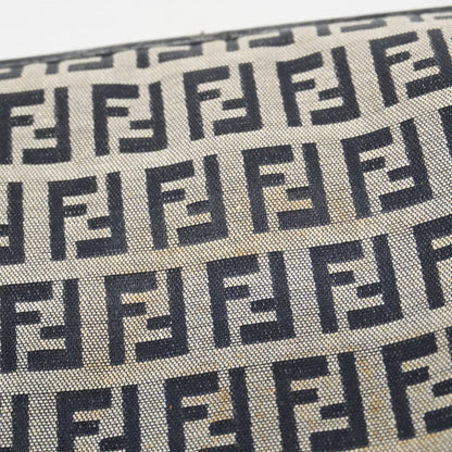 Fendi Zucchino Nylon Canvas Handbag Navy