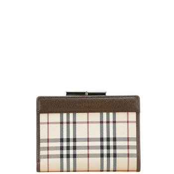 Burberry Nova Check Bifold Wallet In Beige