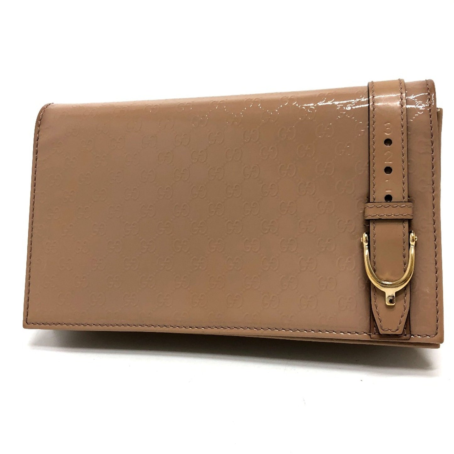 Gucci 354086 Gg Micro Gucci Bag Shoulder Bag Beige Goldhardware