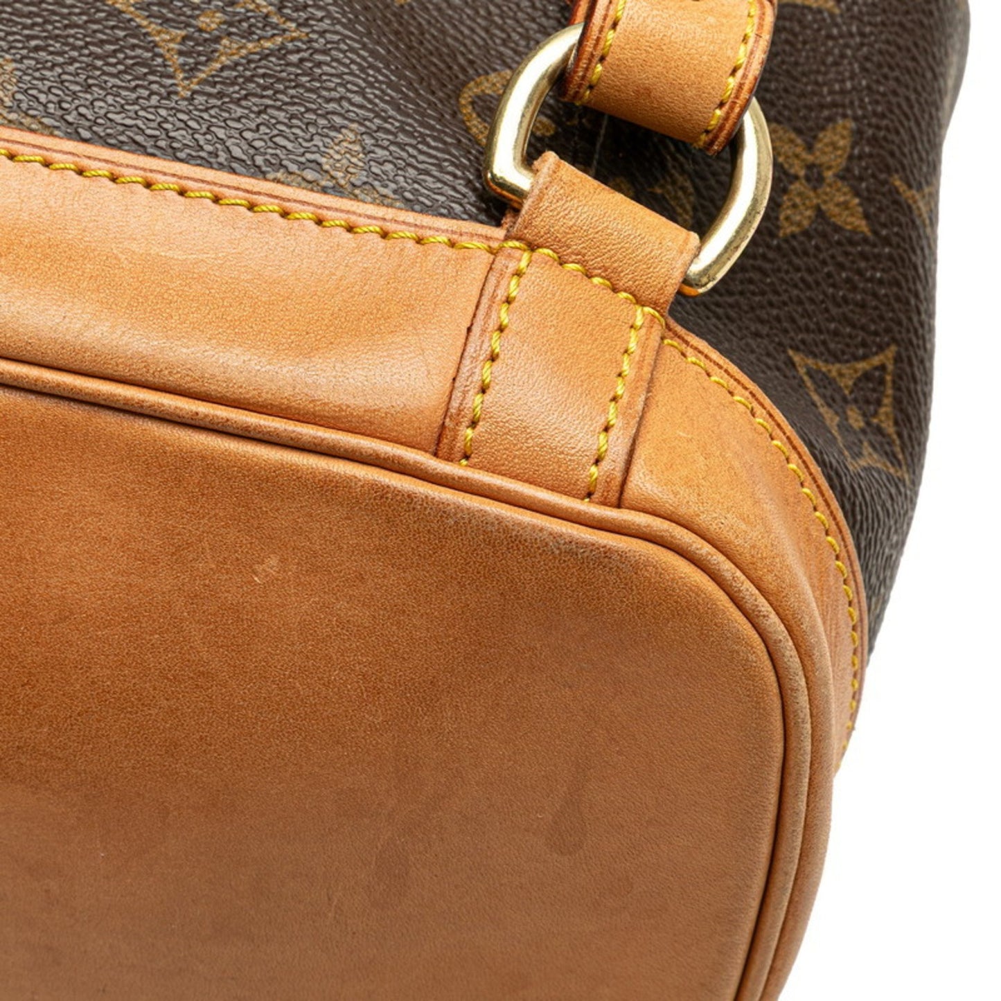 Louis Vuitton Monogram Montsouris Mm Backpack M51136 Brown Leather