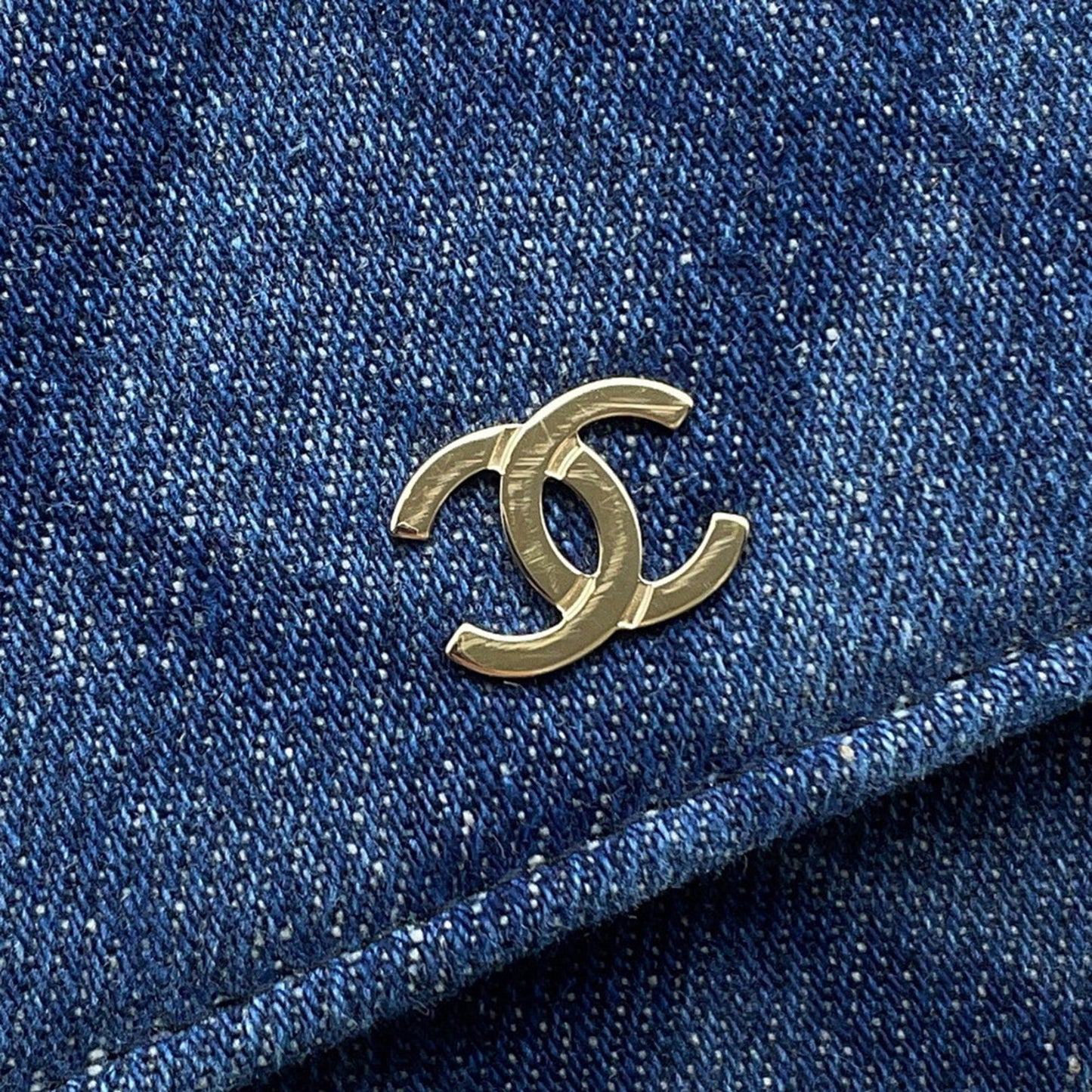 Leather - Chanel Chain/ Shoulder Wallet Denim