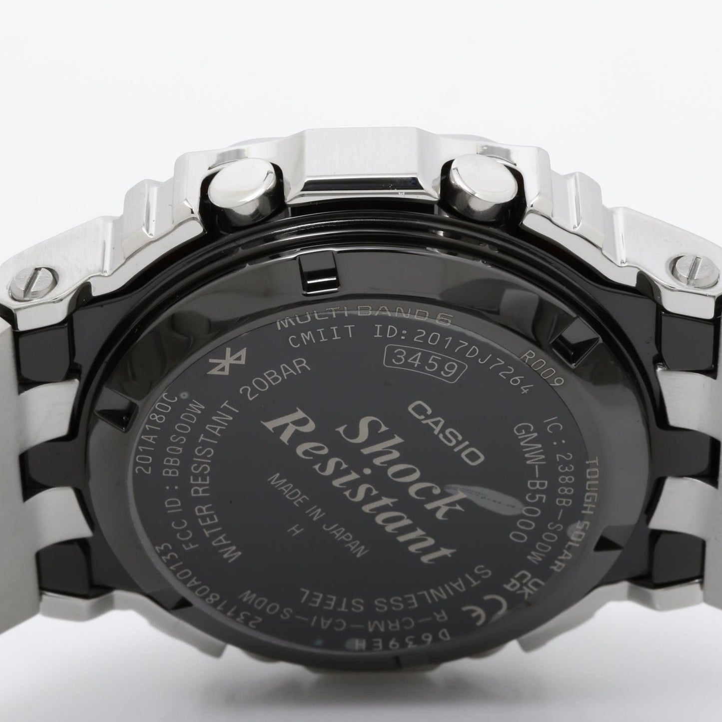 Casio Gshock Full Metal 5000 Series Gmwb5000D1Jf Silver Stainless Steel