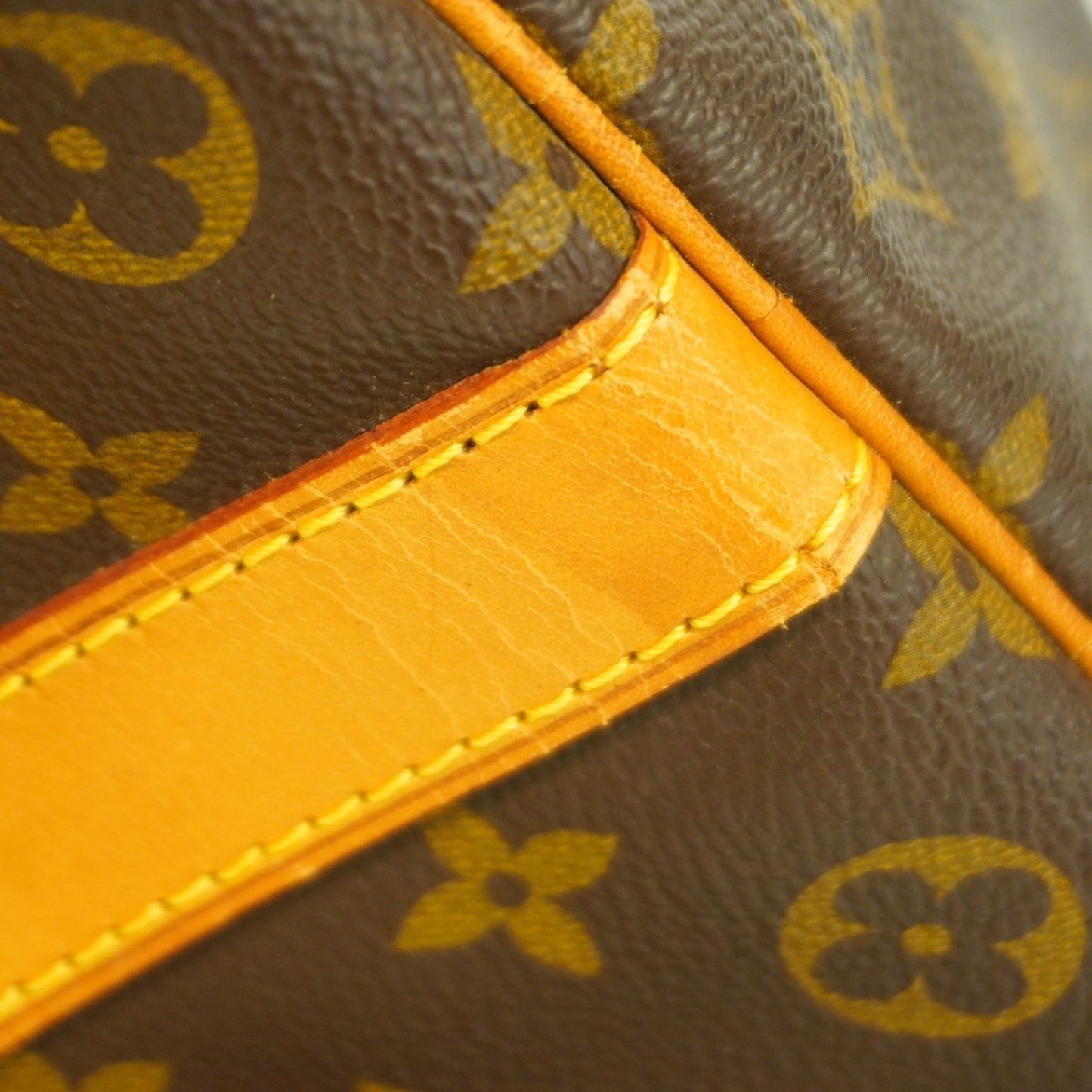 Louis Vuitton Monogram Keepall Bandouliere 50 Boston Bag M41416 Brown