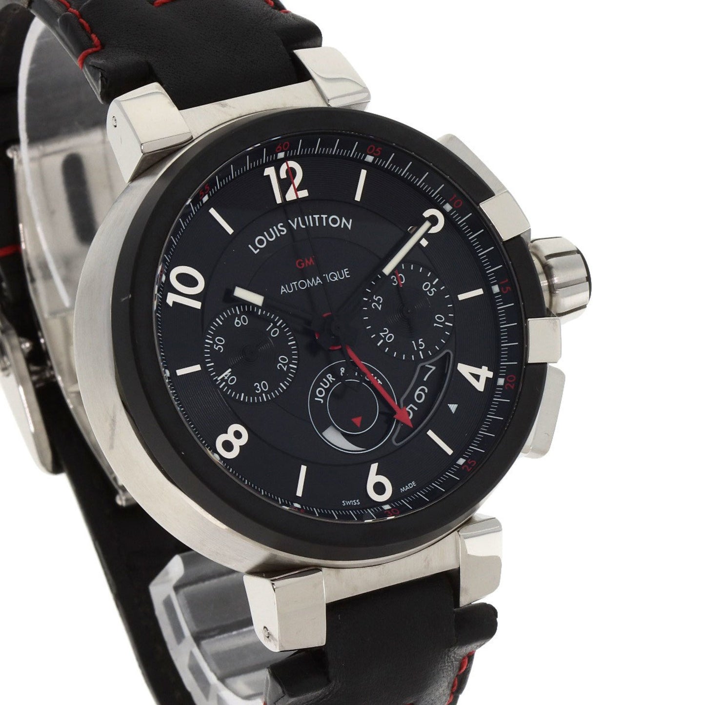 Louis Vuitton Q1052 Tambour Chronograph Gmt Evolution