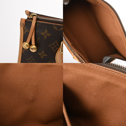 Louis Vuitton Monogram Popincourt Brown M40009 Women'S Canvas Handbag