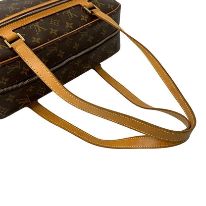 Louis Vuitton Cite Gm Monogram Leather Semi-Shoulder Bag/Handbag Brown 33672
