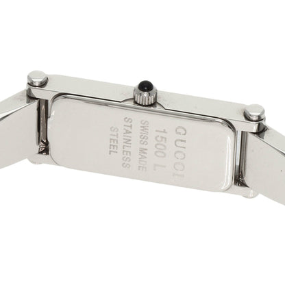 Gucci 1500L Square Face Watch Stainless Steel Ss