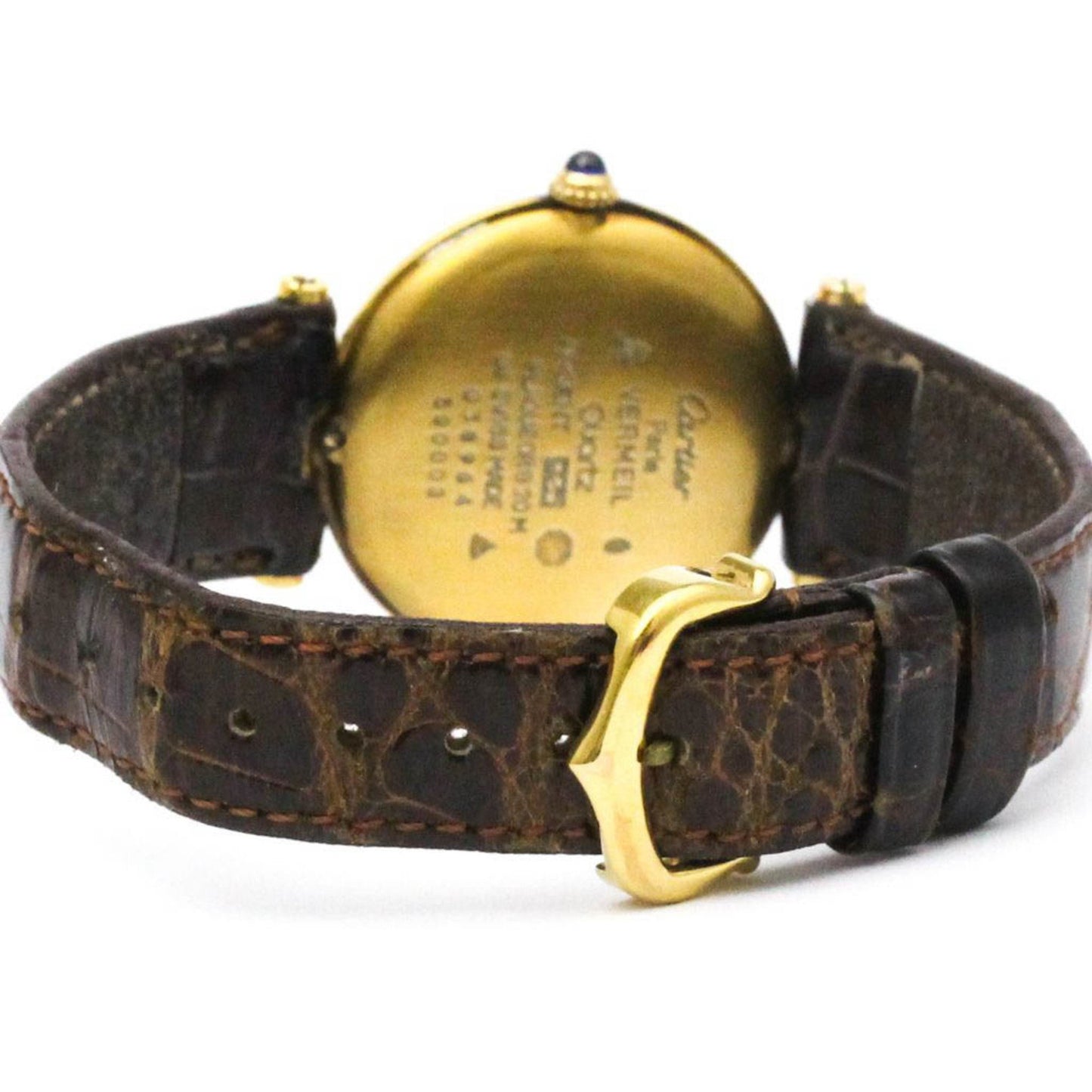 Cartier Must Vendome Gold Plated Quartz