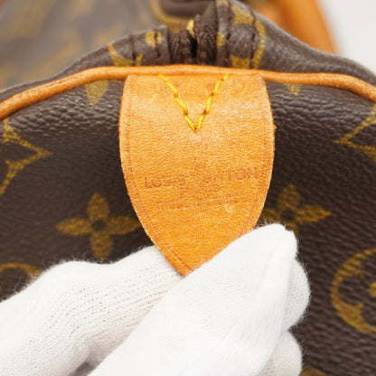 Louis Vuitton Monogram Keepall 55 Boston Bag M41424 Brown