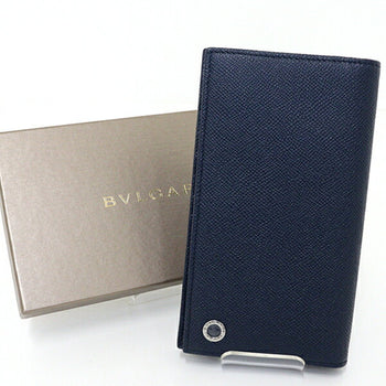 Bvlgari Man Bi-Fold Long Wallet 283811 Blue