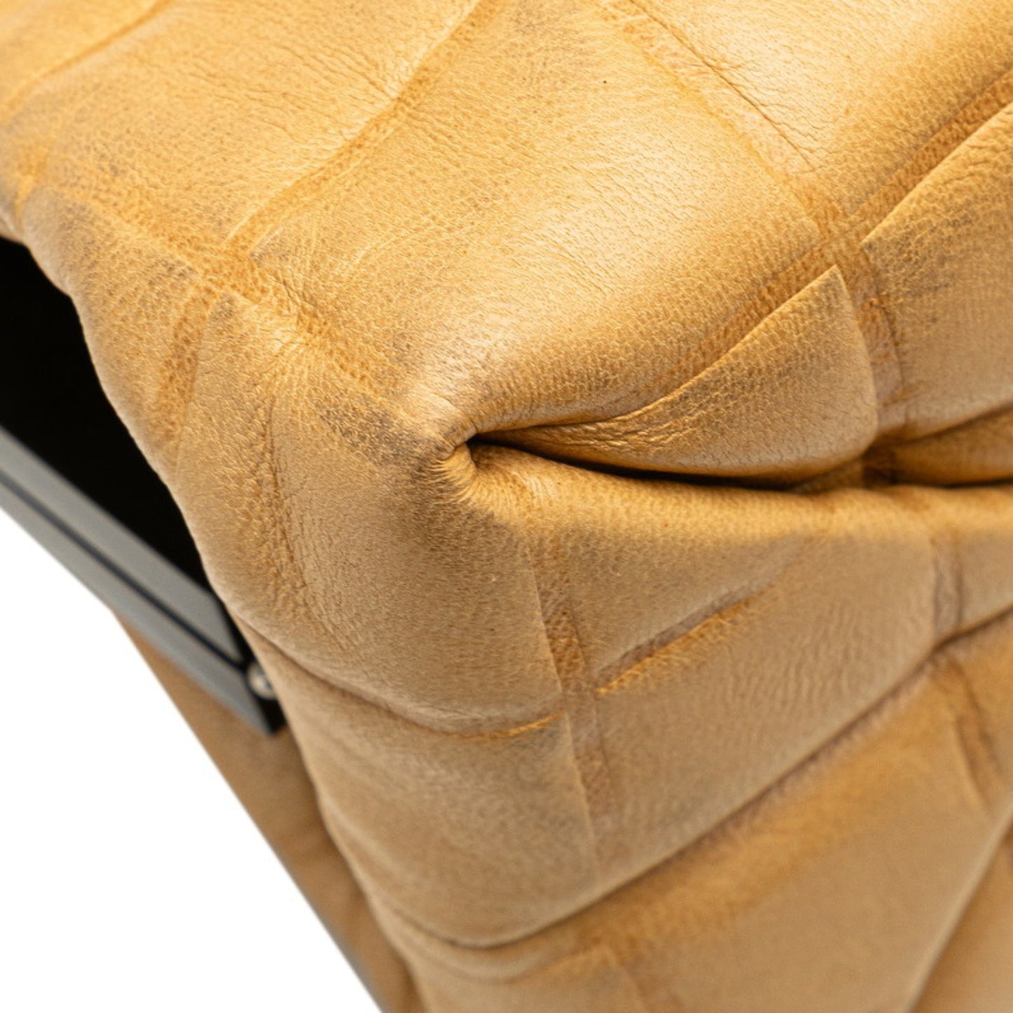 Chanel Chocobar Coco Mark Clasp Purse Handbag In Beige