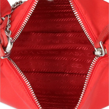 Prada Shoulder Bag Nylon 1Bh204 Red