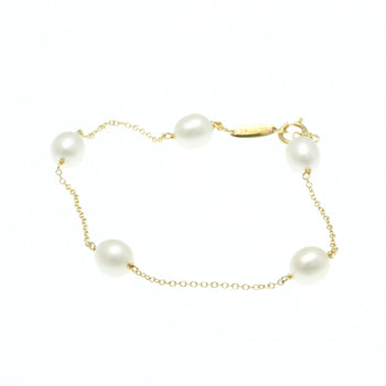 Tiffany By The Yard Freshwater Pearl Bracelet Yellow Gold (18K) Freshwater Pearl Charm Bracelet Gold