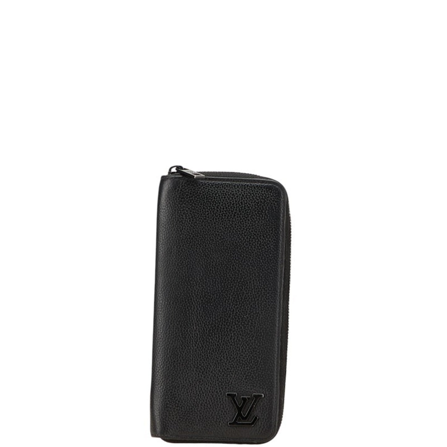Louis Vuitton Aerogram Zippy Wallet Vertical Round Zipper Long M81743 Noir Black Leather
