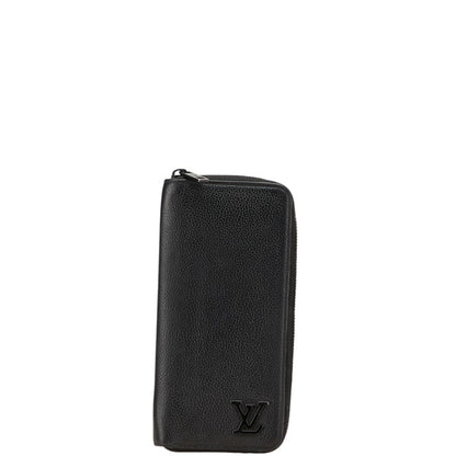 Louis Vuitton Aerogram Zippy Wallet Vertical Round Zipper Long M81743 Noir Black Leather