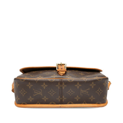 Louis Vuitton Monogram Sologne Shoulder Bag M42250 Brown Leather