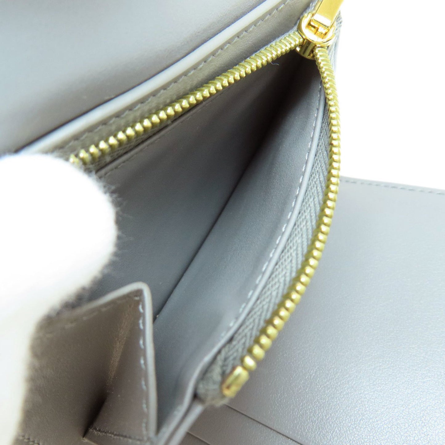 Celine C Hardware Bifold Wallet Leather