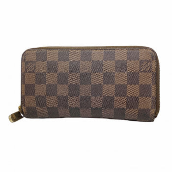 Louis Vuitton Damier Zippy Wallet N60015 Ebene Long