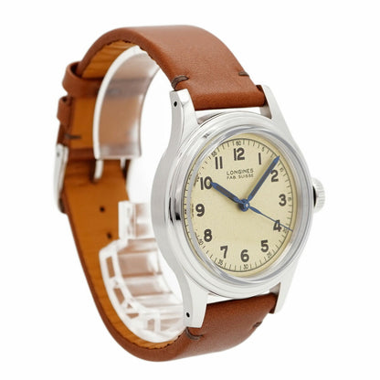 Longines Heritage Military L2.833.4.93.2 Gold Dial