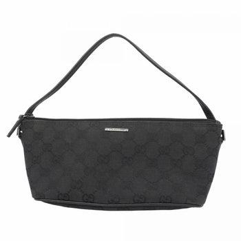 Gucci Gg Canvas Handbag 07198 Black
