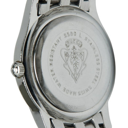 Gucci G-Class Watch 5500L Quartz Gray Dial Stainless Steel