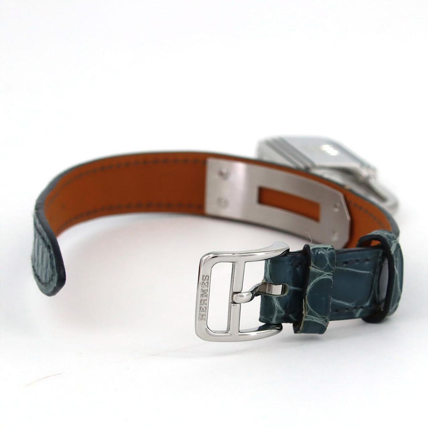 Herms Kelly 2S/4P Ke1.234.214 Zje-S Stainless Steel Quartz Wristwatch