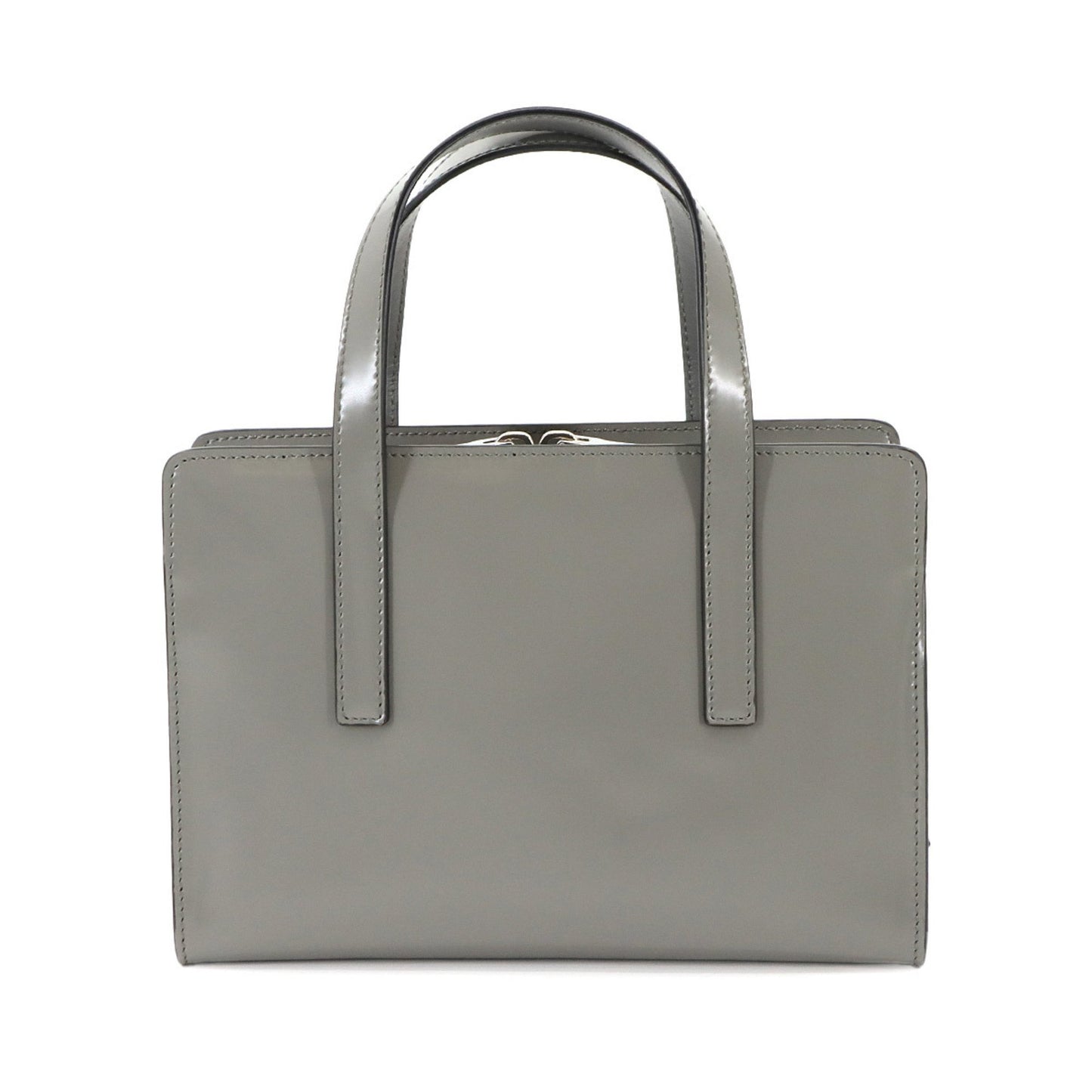 Prada Re-Edition 1995 2-Way Hand Shoulder Bag In Gray Leather