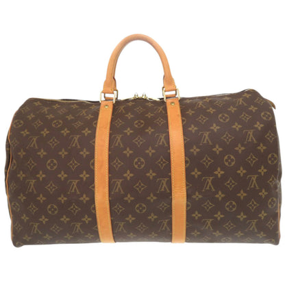 Louis Vuitton Keepall 50 Monogram M41426 Brown Boston Bag 0371 Louis Vuitton