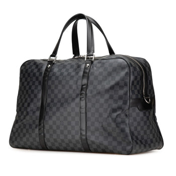 Louis Vuitton Damier Graphite Sac Voyage White Handle Boston/Shoulder Bag