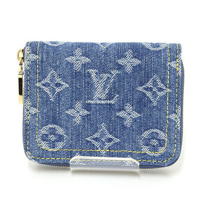 Louis Vuitton Lv Remix Zippy Coin Purse In Monogram Denim Blue M82957 Wallet