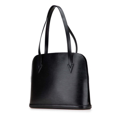 Louis Vuitton Epi Lussac Shoulder Bag/Tote Bag M52282 Noir Black Leather