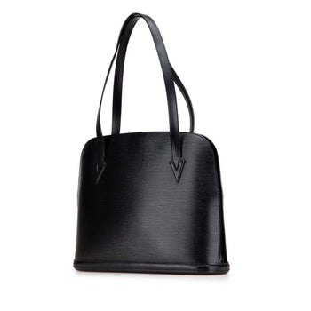 Louis Vuitton Epi Lussac Shoulder Bag/Tote Bag M52282 Noir Black Leather