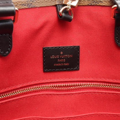 Louis Vuitton On The Go Mm Tote Bag Coated Canvas Leather Monogram Giant Reverse