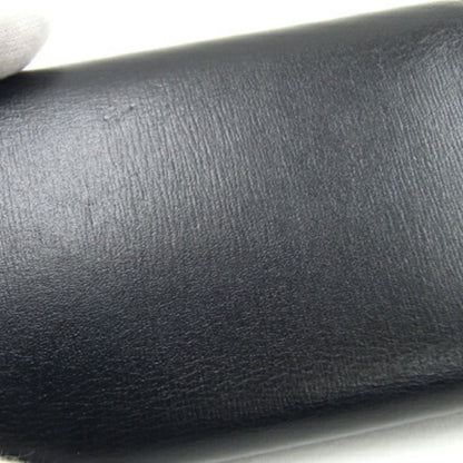Gucci 6-Key Case Interlocking G 115225 Black Leather Key Ring