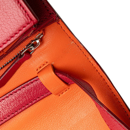 Celine Classic Box Medium Crossbody Shoulder Bag In Pink Leather