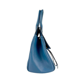 Salvatore Ferragamo Handbag/Shoulder Bag In Gancini Leather Blue And Gold