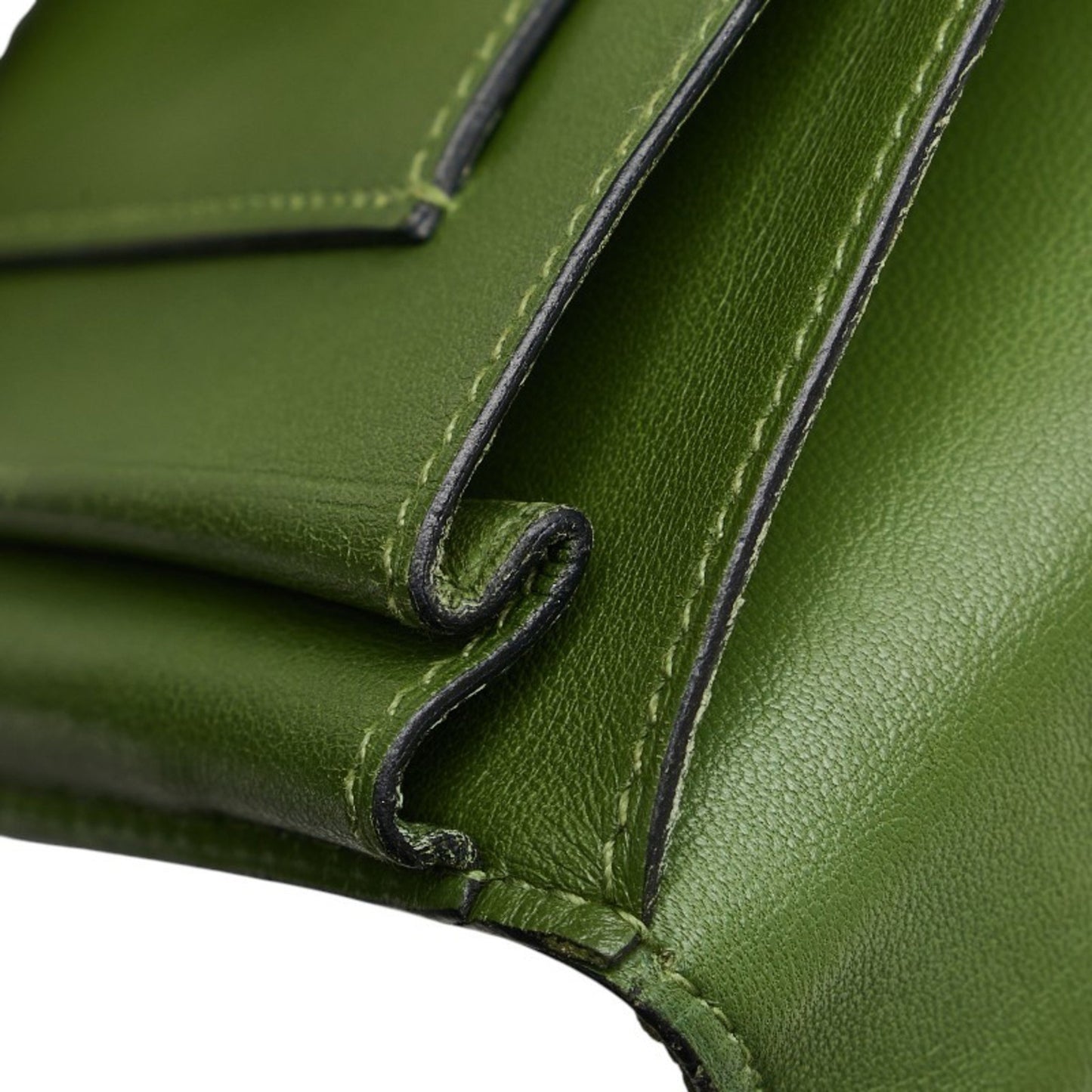 Hermes Herms Dogon Gm Bifold Wallet In Green Swift