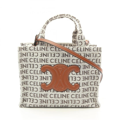 Celine Small Cabas Small Cabas Thais Tote Bag Canvas Leather