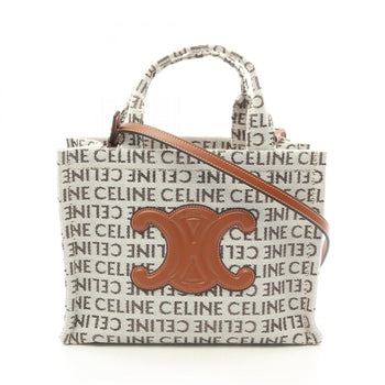 Celine Small Cabas Small Cabas Thais Tote Bag Canvas Leather
